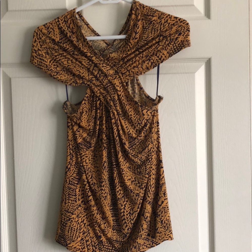 Tribal print top